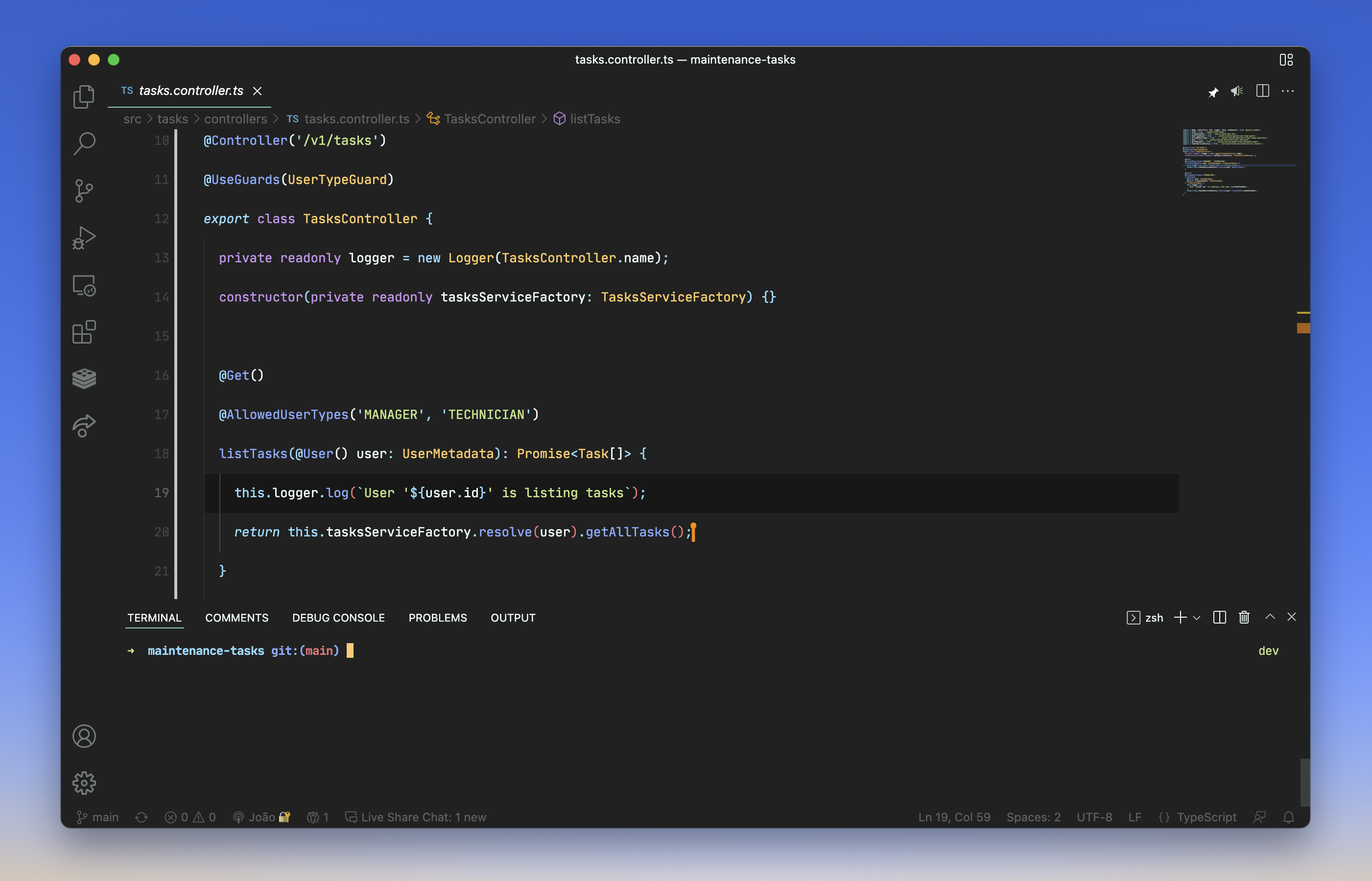 VS Code - Host